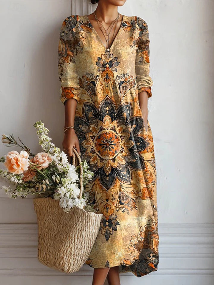 The Vivienne – Women's Statement Midi Dress – Huna