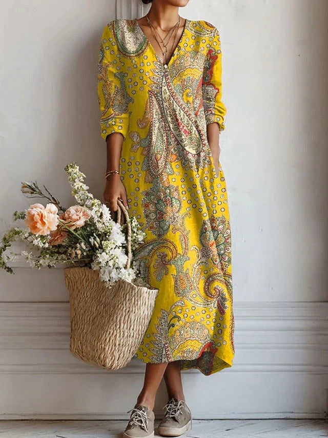 The Vivienne – Women's Statement Midi Dress – Huna