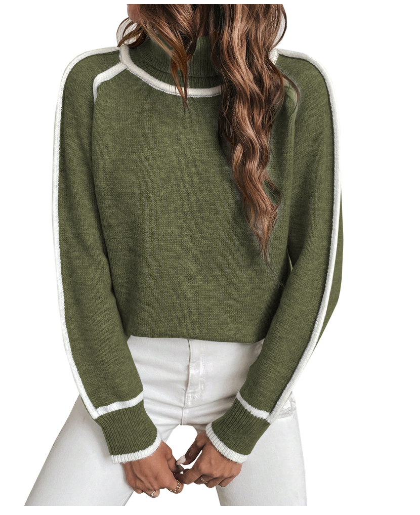 Women's Turtleneck Jumper UK – cosy knit, view 2