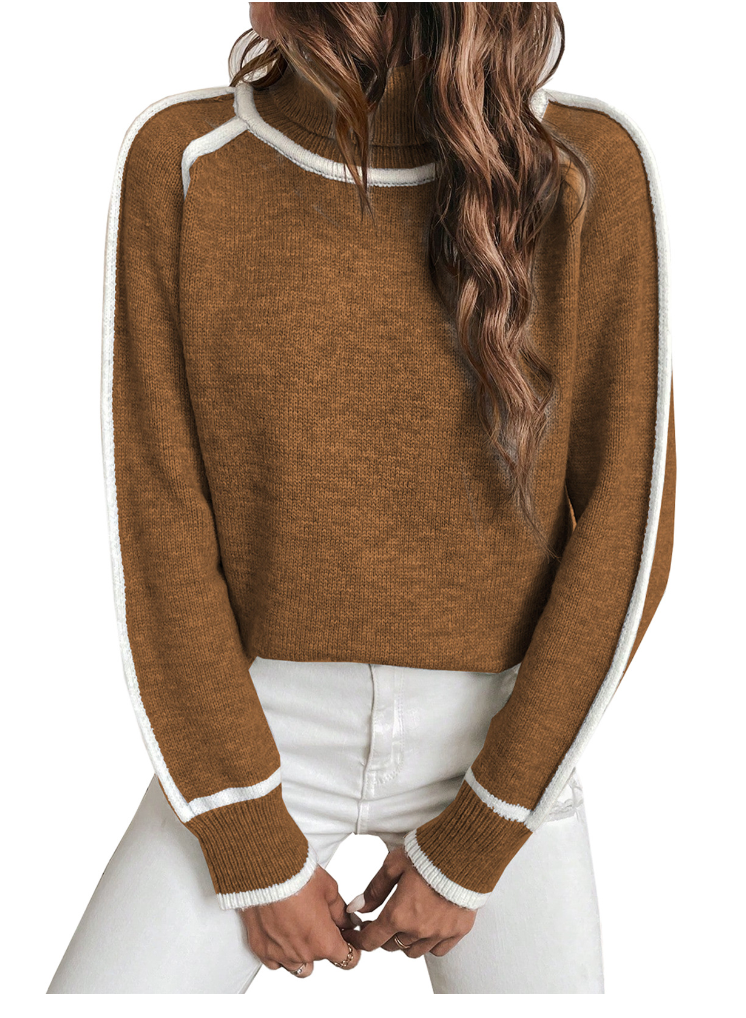Women's Turtleneck Jumper UK – cosy knit, view 4