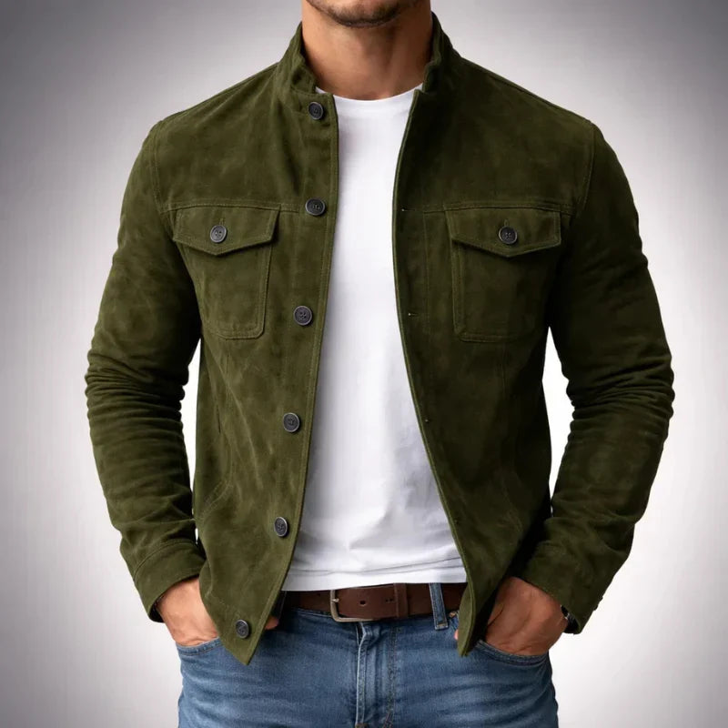 Men's suede jacket – The Jacob by Huna – view 1