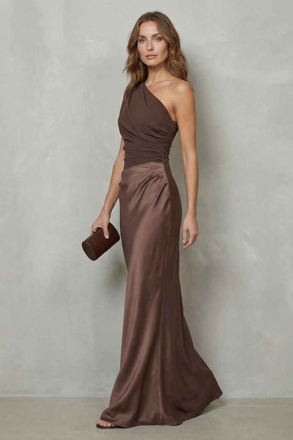 Women's satin evening dress – The Celestine by Huna – view 3