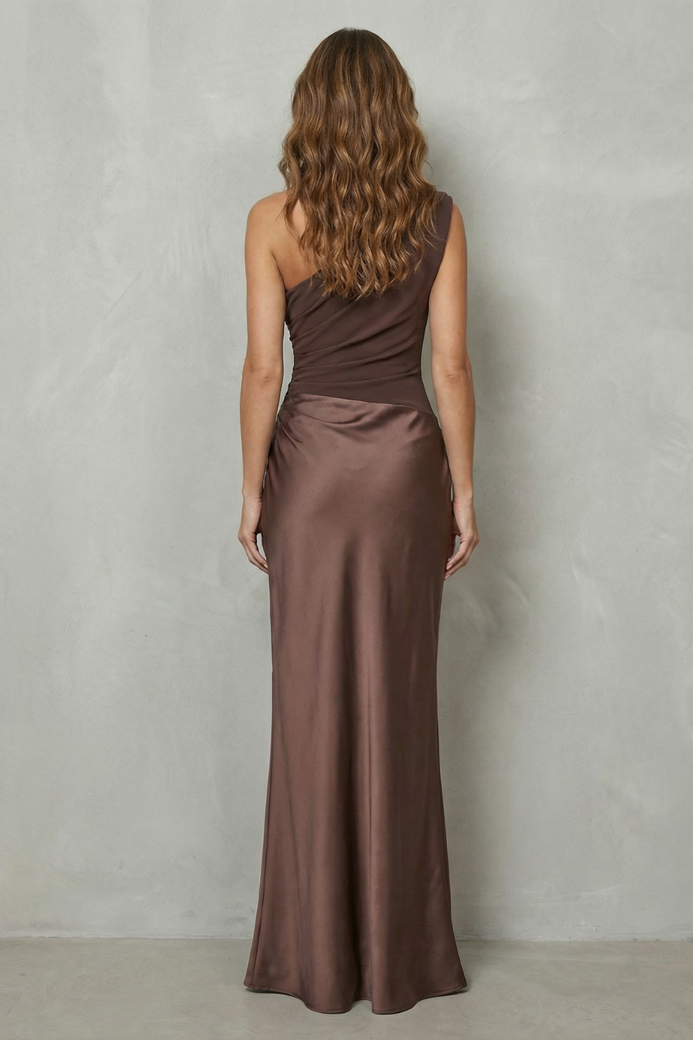 Women's satin evening dress – The Celestine by Huna – view 4
