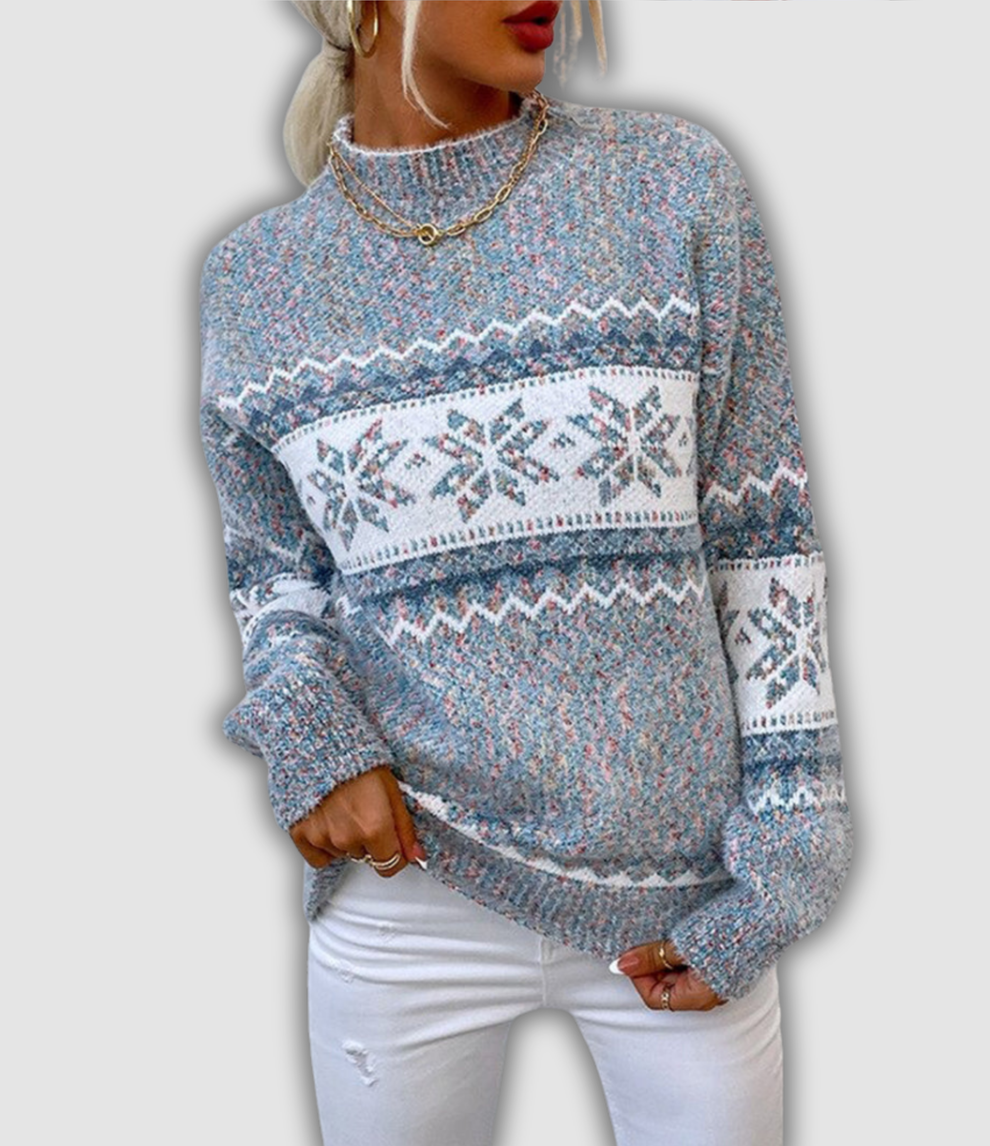Women's Vintage Pullover UK – Coral Polar Fleece | The Winifred | Huna