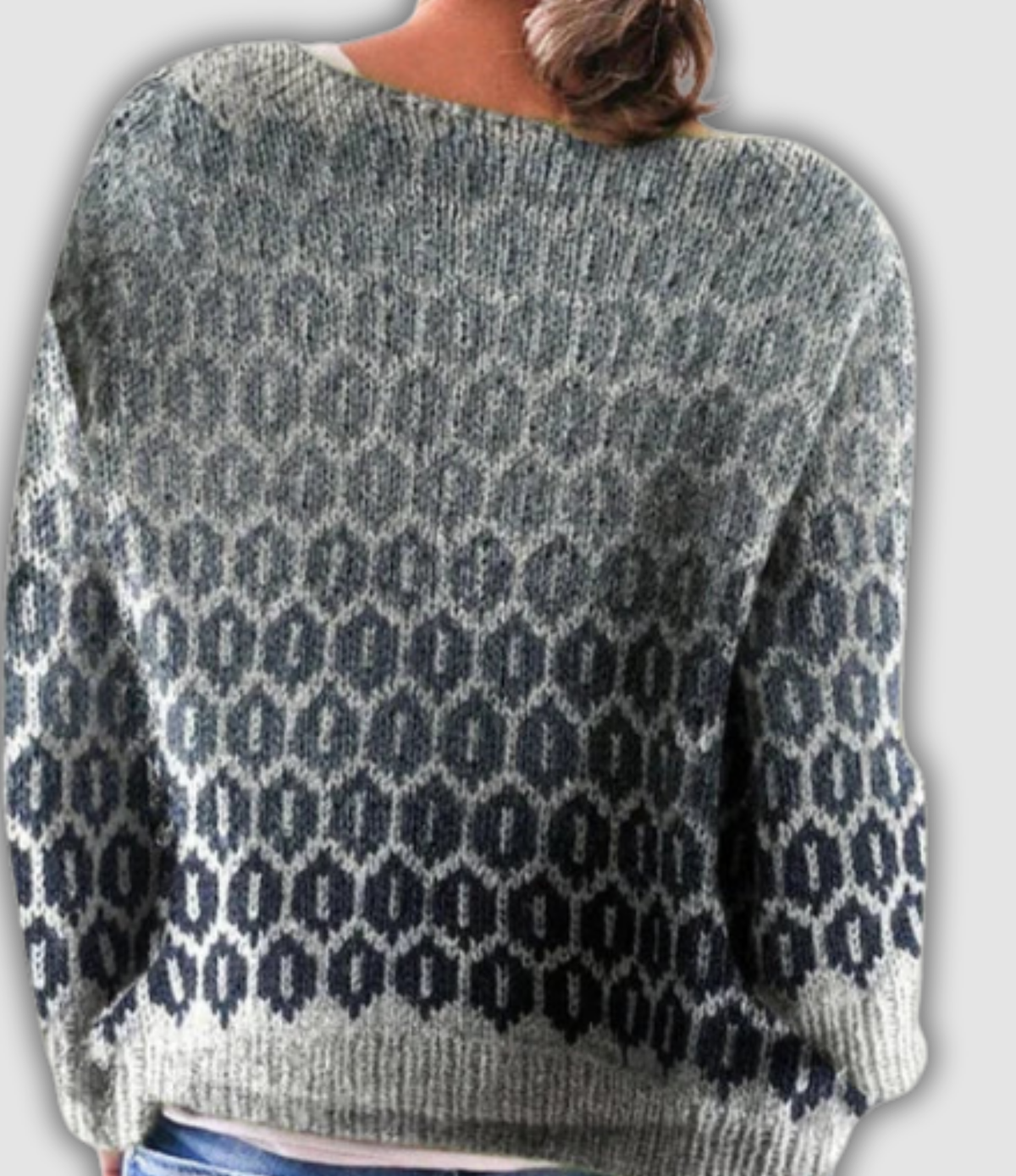 Women's Vintage Sweater UK – Lightweight Soft Warm Knit | The Georgianna | Huna