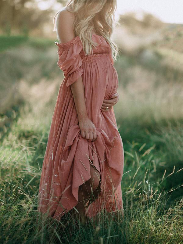 The Fleur – Women's Maternity Maxi Dress – Huna