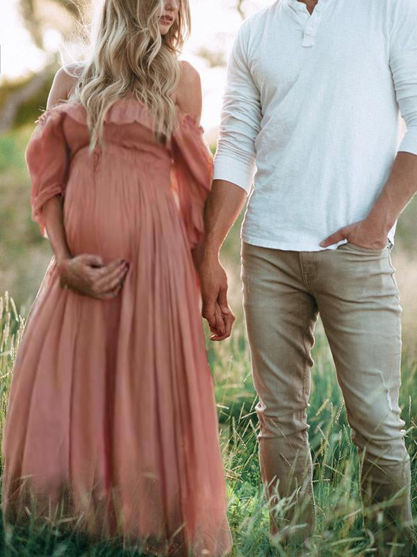 The Fleur – Women's Maternity Maxi Dress – Huna