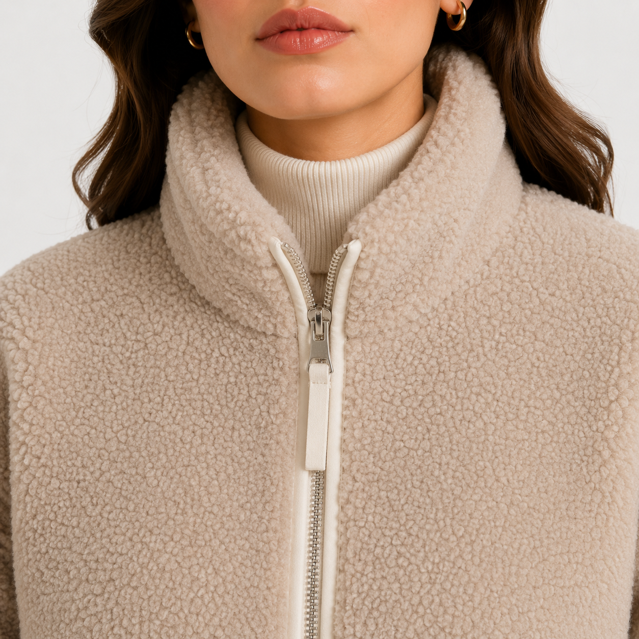 Women's Classic Fleece Jacket Refined Winter Comfort 2