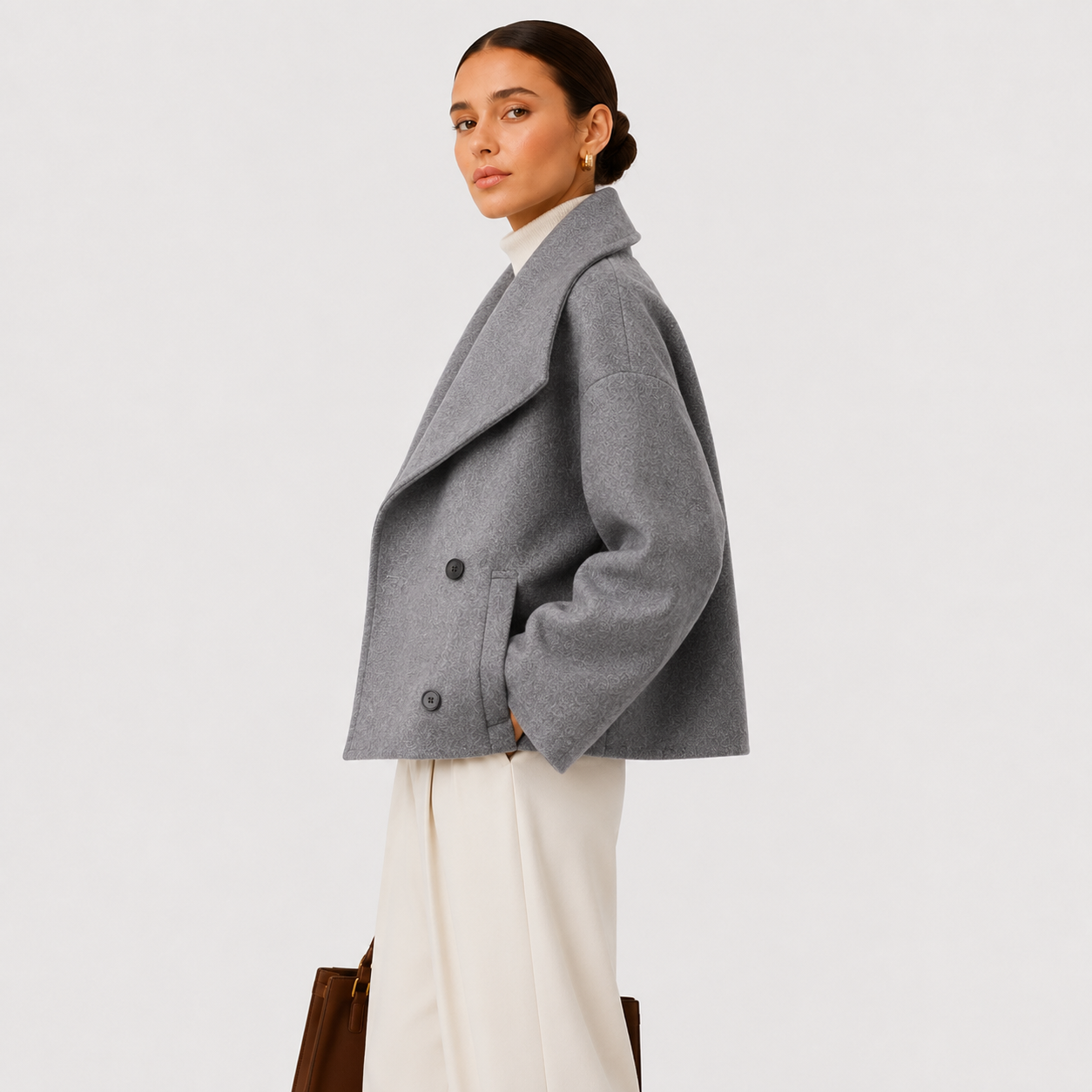 Women's Elegant Jacket Classic Old Money Outerwear 1
