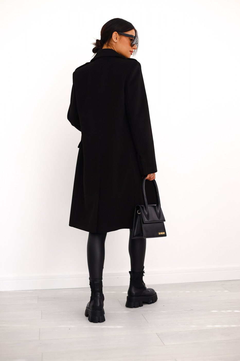 Women's Wool Blend Coat UK – Elegant Long Winter Outerwear | The Ottavia | Huna
