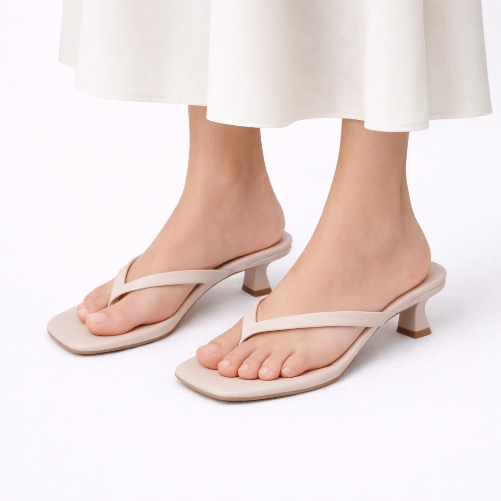Women’s Heeled Slippers Summer Orthopedic Comfort