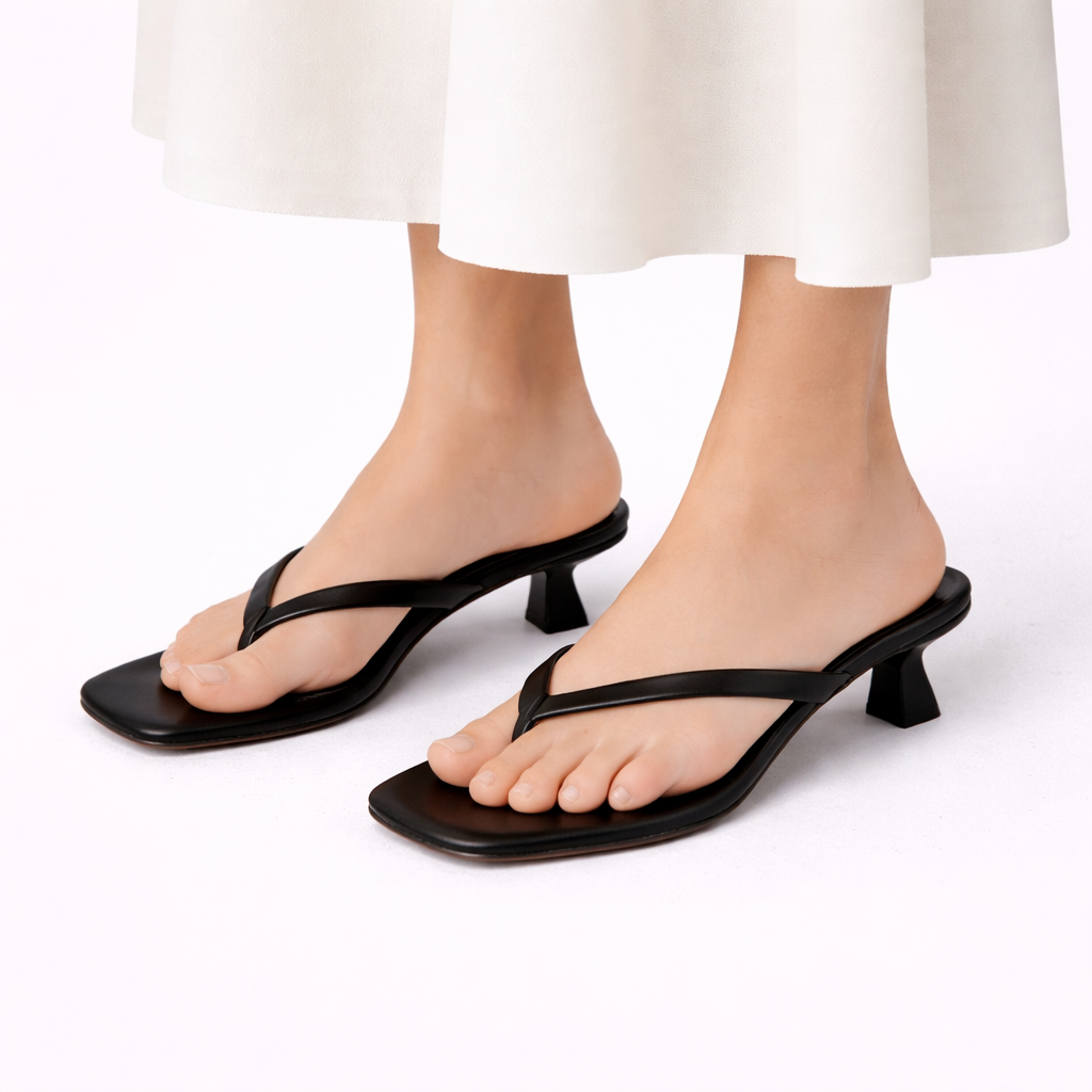 Women’s Heeled Slippers Summer Orthopedic Comfort