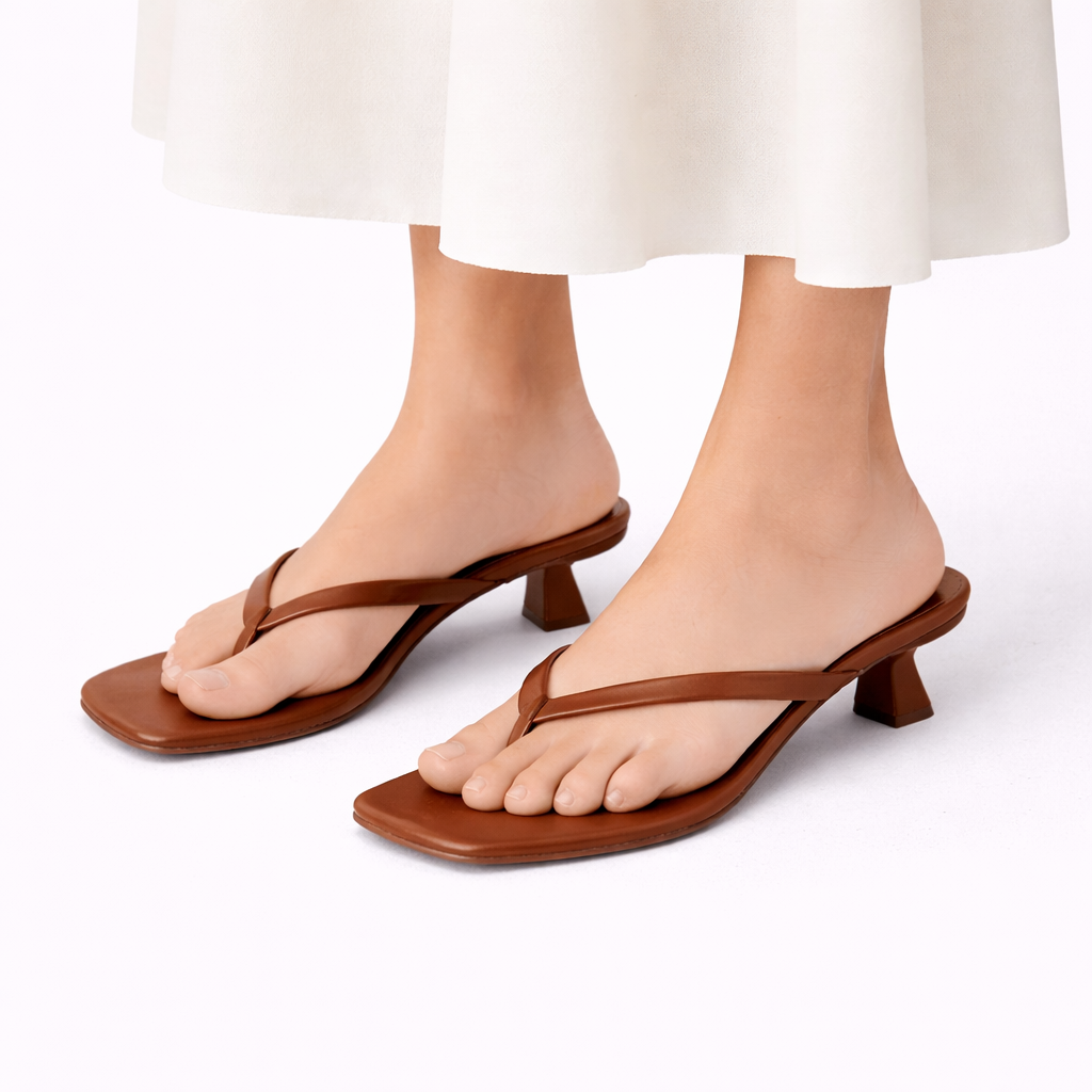 Women’s Heeled Slippers Summer Orthopedic Comfort