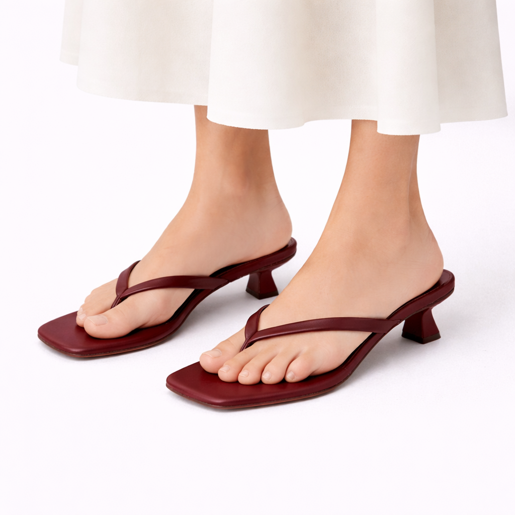 Women’s Heeled Slippers Summer Orthopedic Comfort