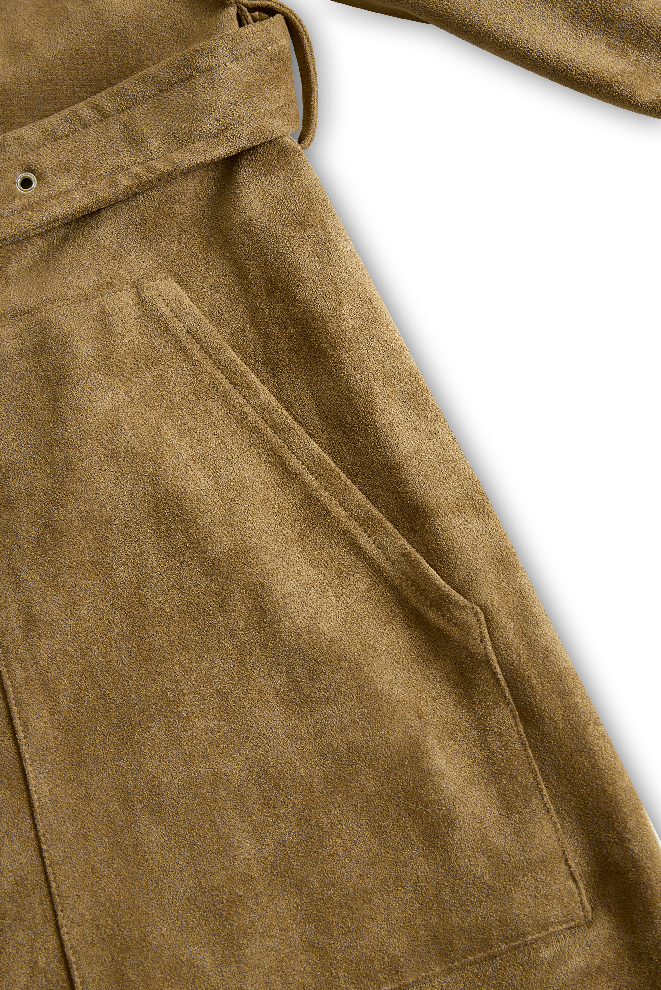The Rosalind – Women's Faux Suede Long Sleeve Midi Dress | Huna