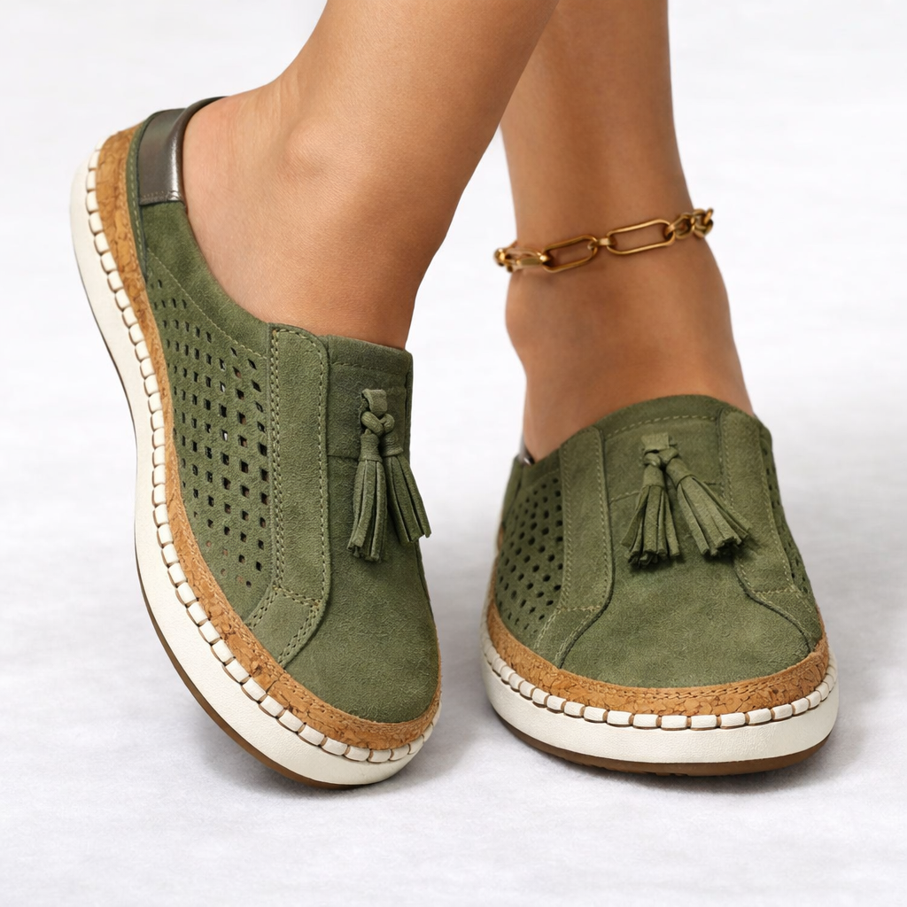 Women's Orthopedic Comfort Slip-On Shoes UK – Supportive Fit | The Wynne | Huna