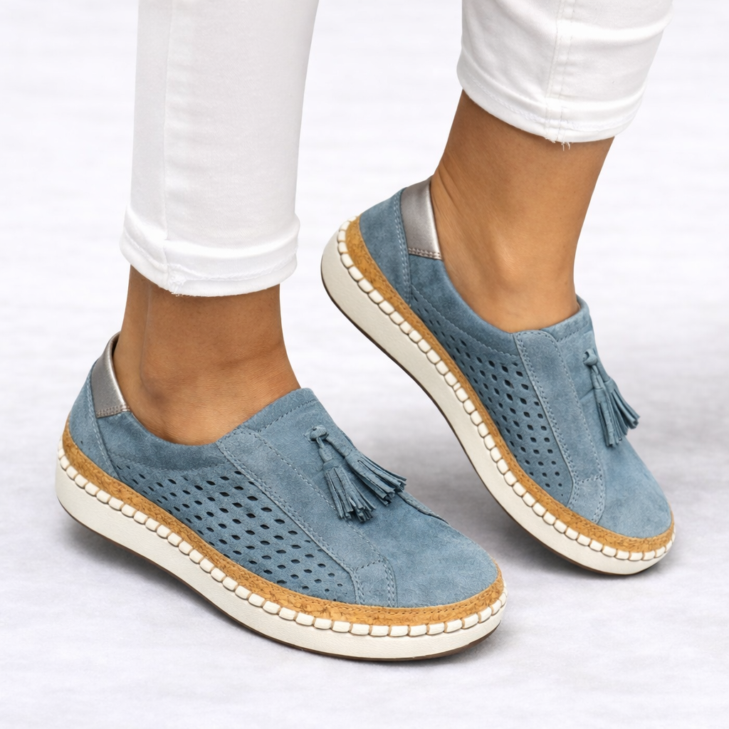 Women's Orthopedic Comfort Slip-On Shoes UK – Supportive Fit | The Wynne | Huna