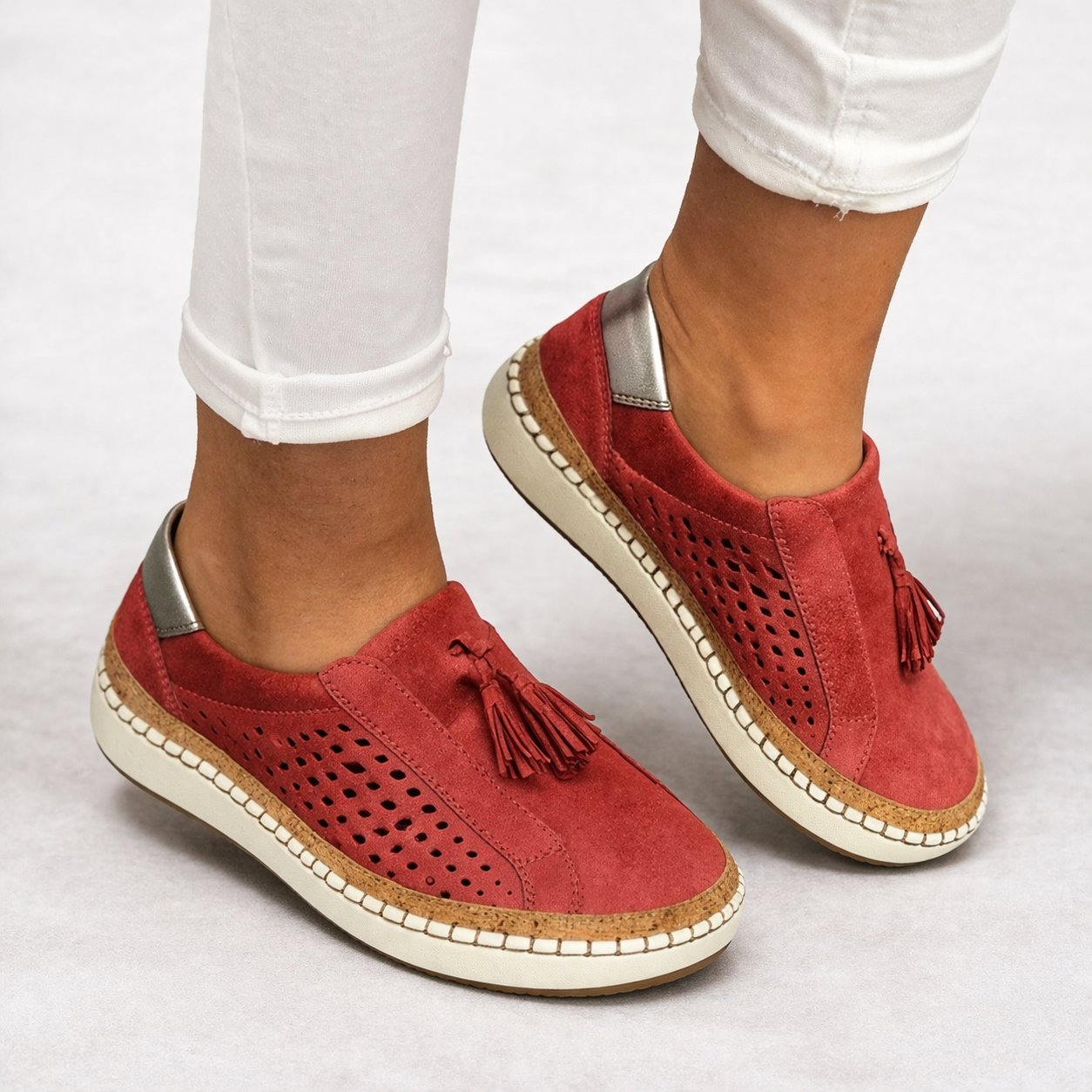 Women's Orthopedic Comfort Slip-On Shoes UK – Supportive Fit | The Wynne | Huna
