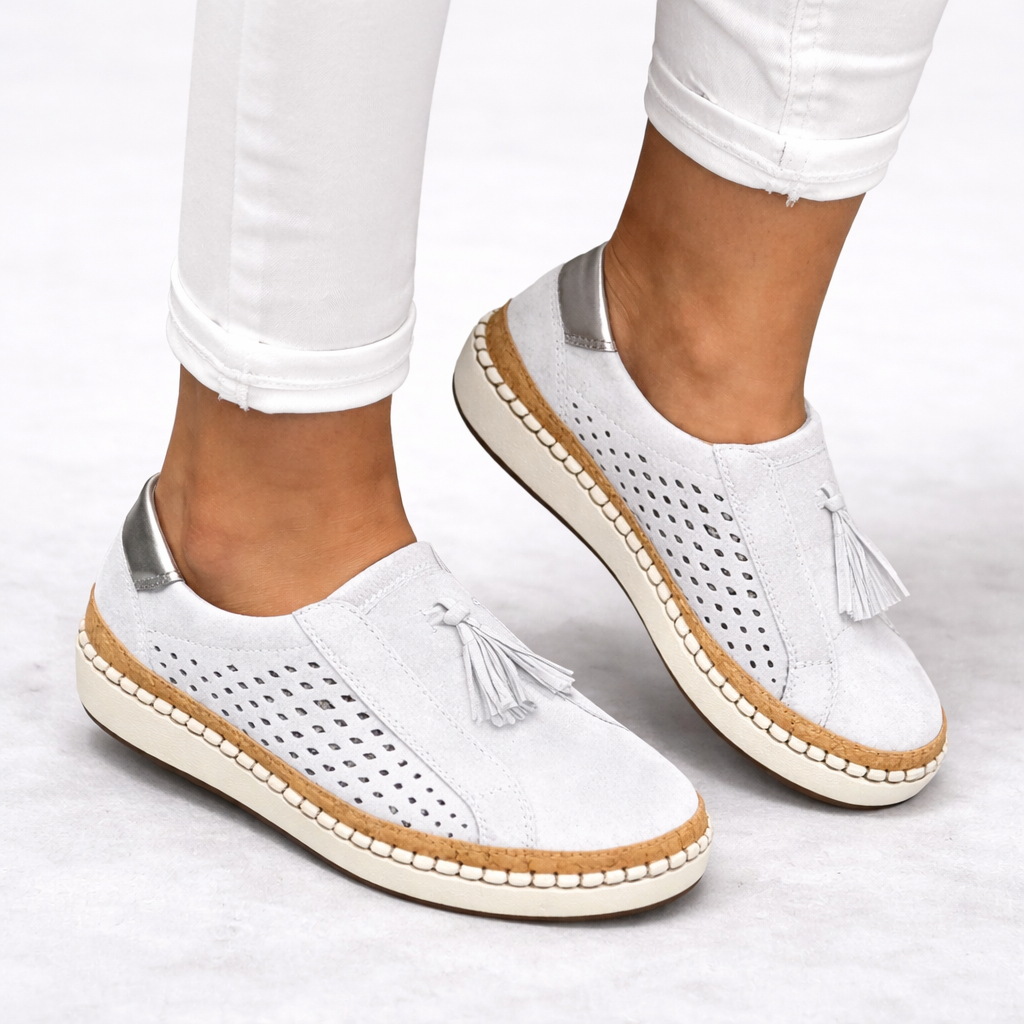 Women's Orthopedic Comfort Slip-On Shoes UK – Supportive Fit | The Wynne | Huna