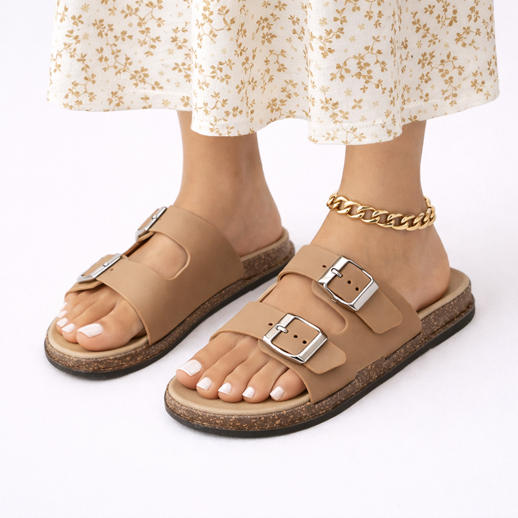 Women’s Orthopedic Sandals Summer Adjustable Buckle Leather