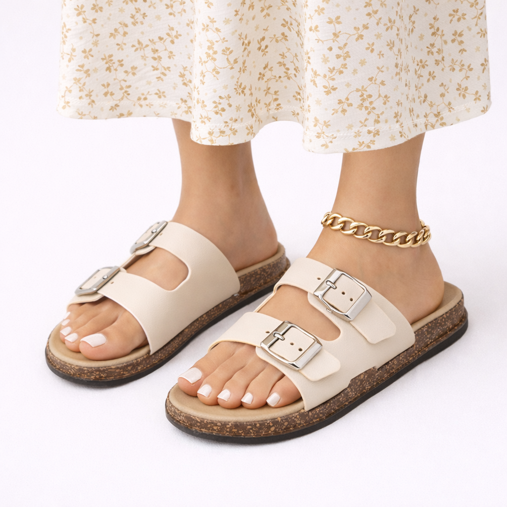 Women’s Orthopedic Sandals Summer Adjustable Buckle Leather
