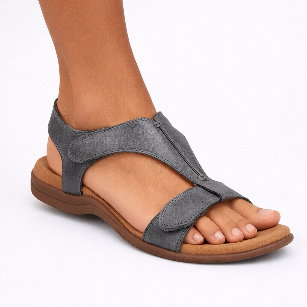 Women's Orthopedic Sandals UK – Adjustable Straps | The Liana | Huna