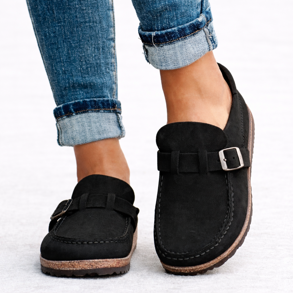 Women’s Orthopedic Slip-On Loafers Suede-Style Comfort