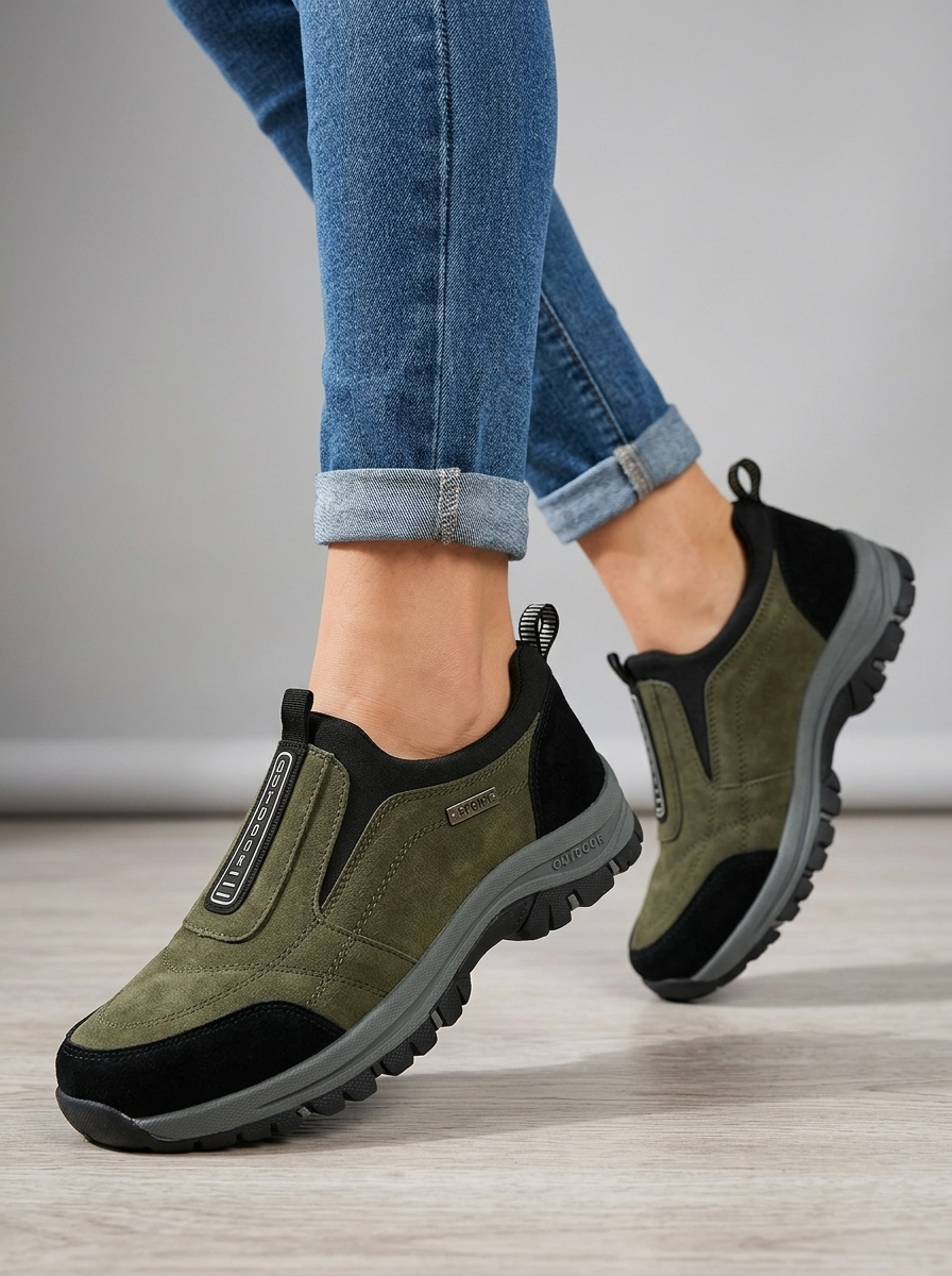 Women's Orthopedic Slip-On Walking Shoes UK – Everyday Comfort | The Maeve | Huna