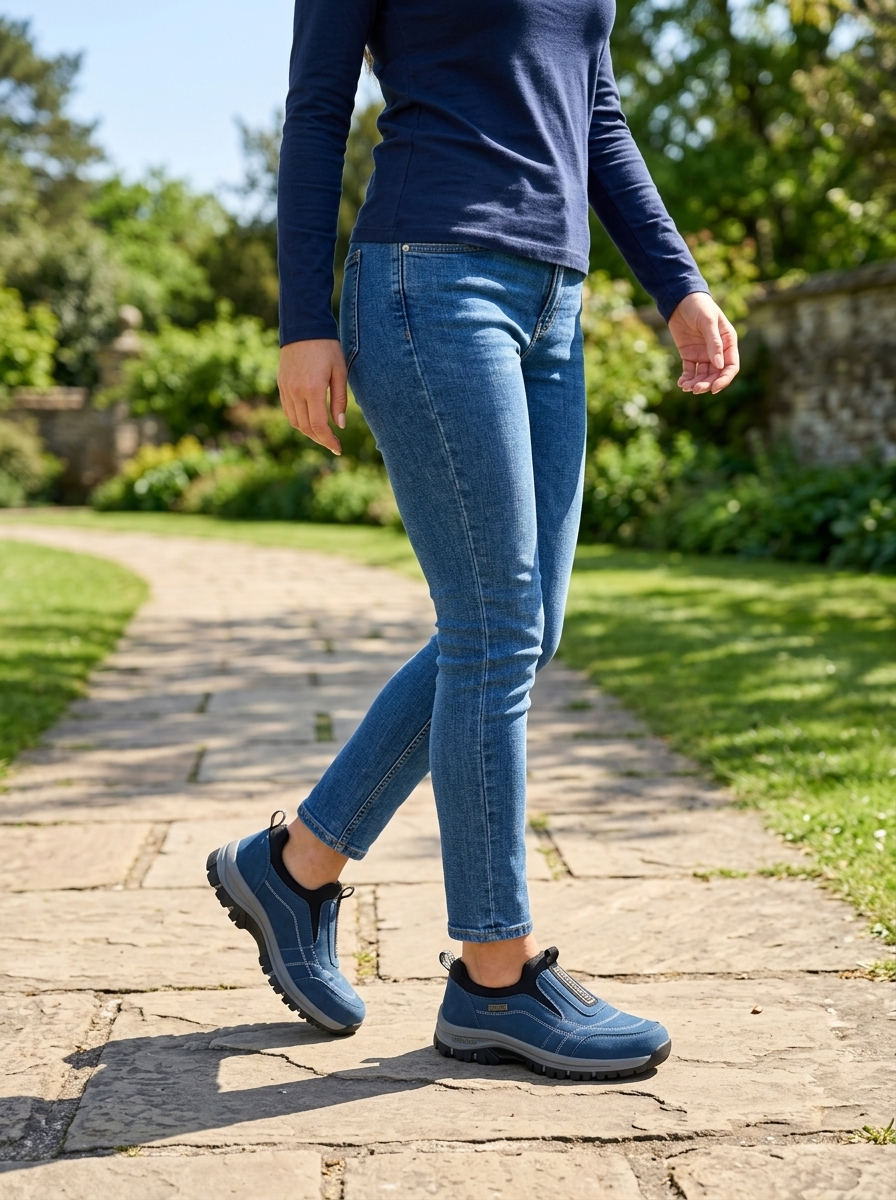 Women's Orthopedic Slip-On Walking Shoes UK – Everyday Comfort | The Maeve | Huna