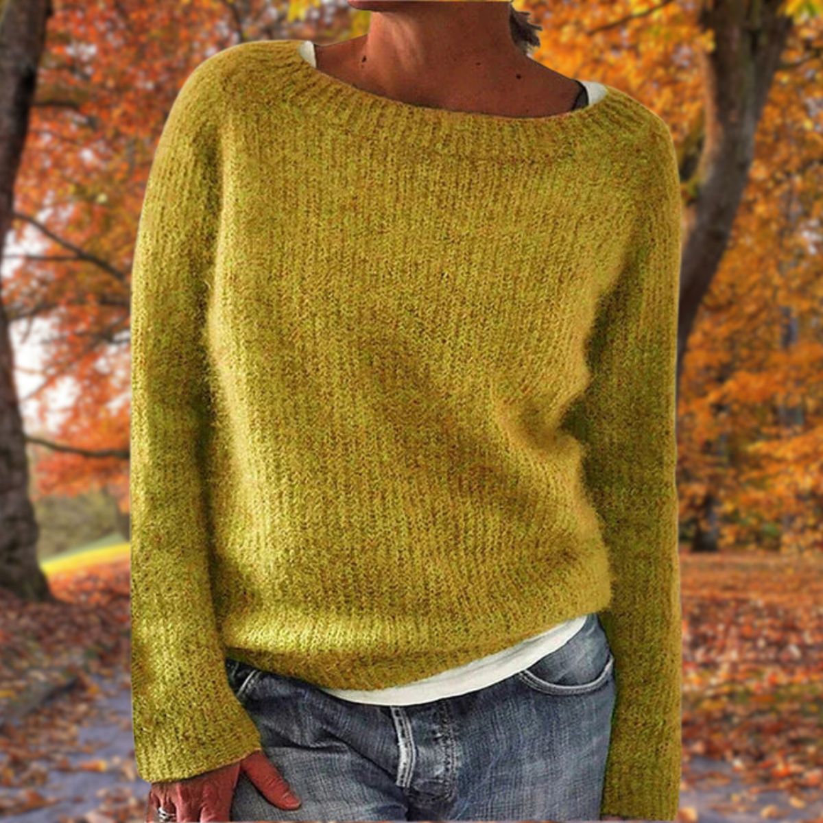 Women's Premium Merino Wool Sweater UK – Soft Warm Classic Winter | The Sylvie | Huna