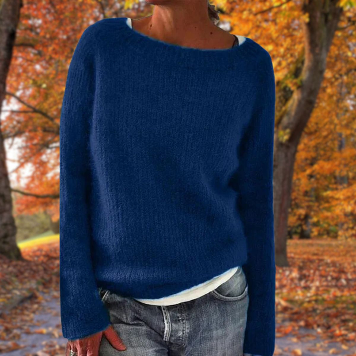 Women's Premium Merino Wool Sweater UK – Soft Warm Classic Winter | The Sylvie | Huna