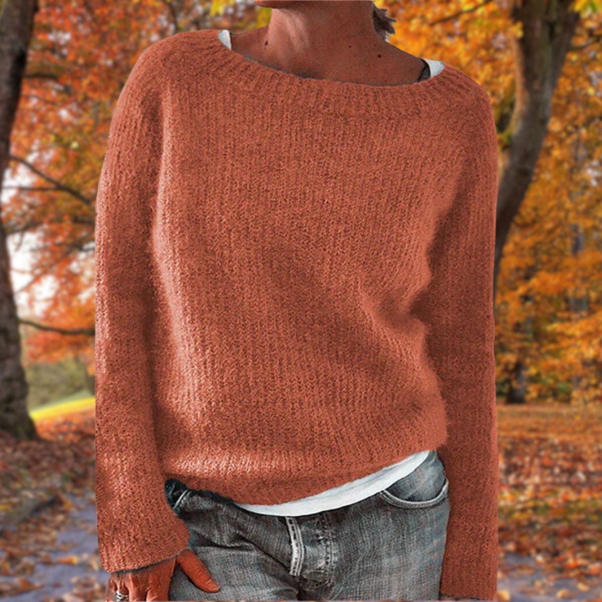 Women's Premium Merino Wool Sweater UK – Soft Warm Classic Winter | The Sylvie | Huna