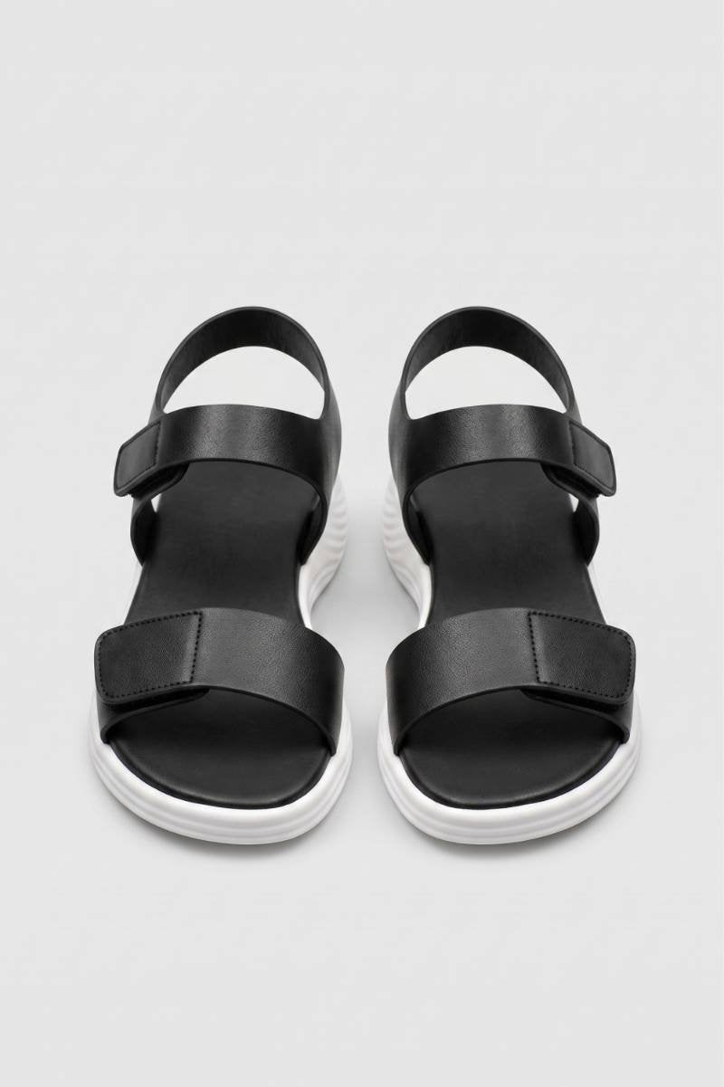 The Nova – Women's Platform Sandals with Velcro Strap | Huna
