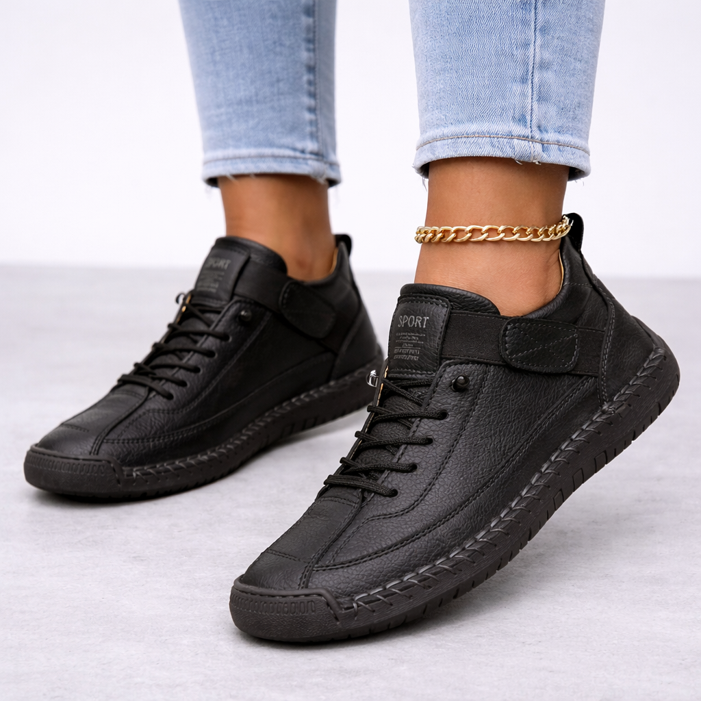 Women's Slip-On Sneakers White Lightweight Orthopedic Walking Shoes
