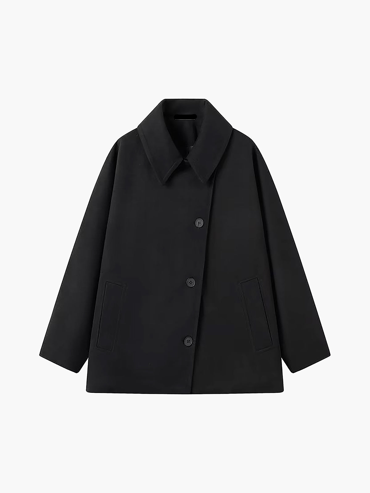 Women's Wool Blend Overcoat UK – Elegant Oversized Winter | The Zaria | Huna