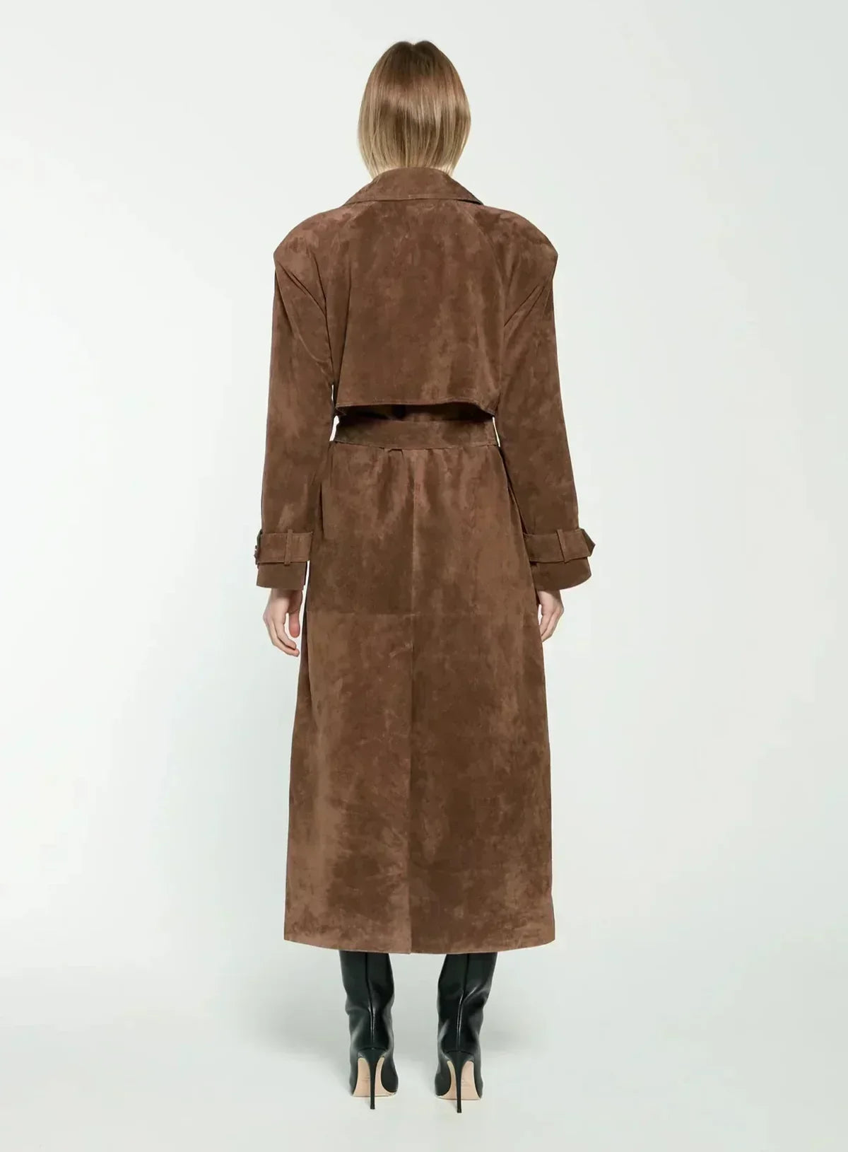 Women's Heritage Trench Coat UK – double-breasted belted, view 2