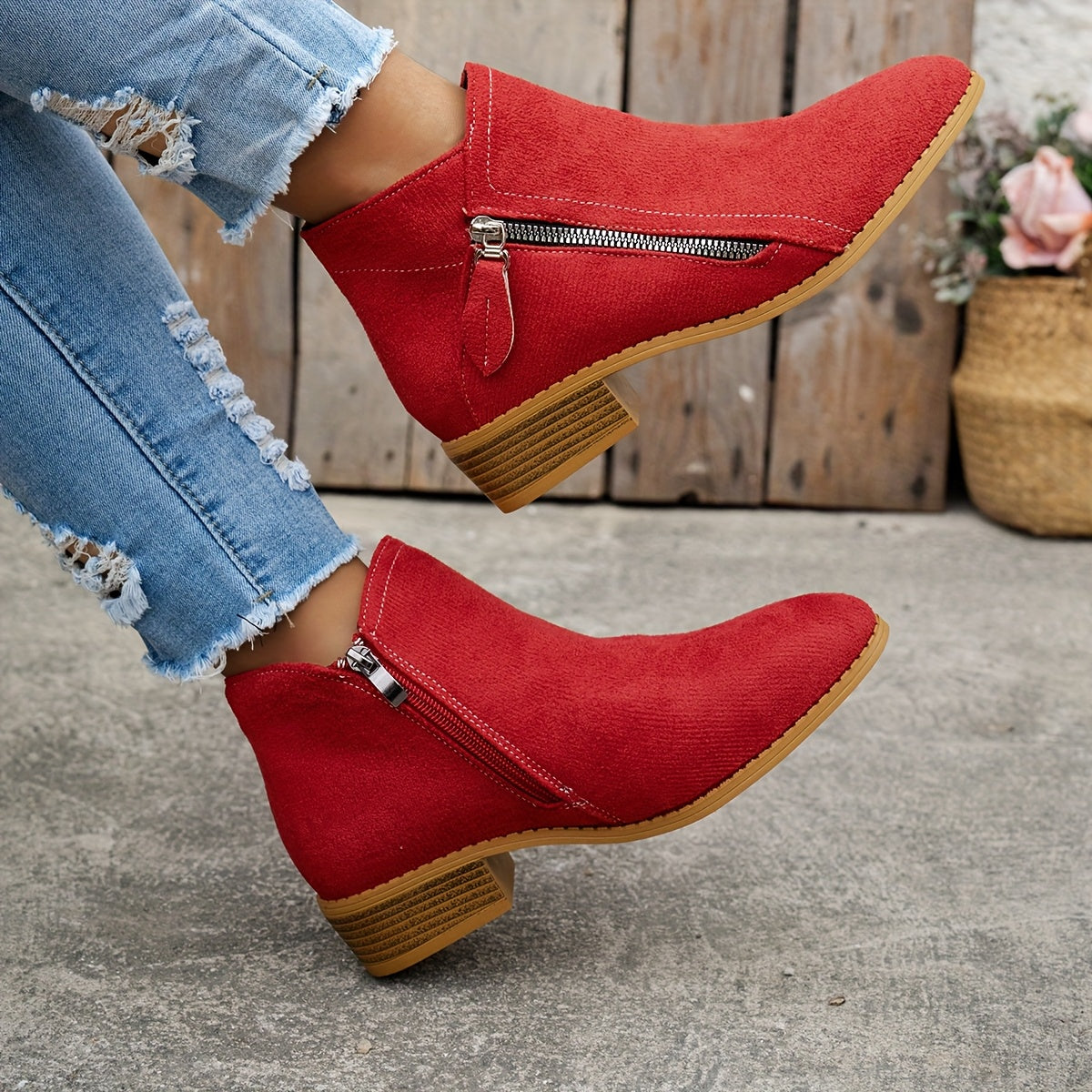 Women's zip comfort shoes – The Joanna by Huna – view 9
