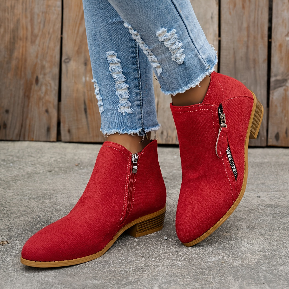 Women's zip comfort shoes – The Joanna by Huna – view 5