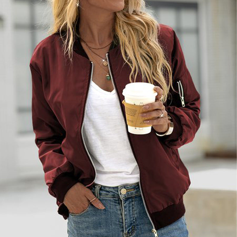 Women's Bomber Jacket – The Bellisara by Huna – view 2