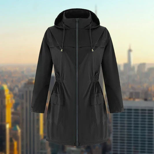Women's Hooded Oversized Coat UK – relaxed modern layer, view 3