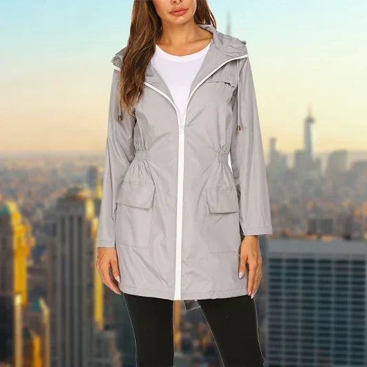Women's Hooded Oversized Coat UK – relaxed modern layer, view 4
