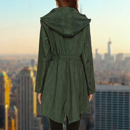 Women's Hooded Oversized Coat UK – relaxed modern layer, view 6