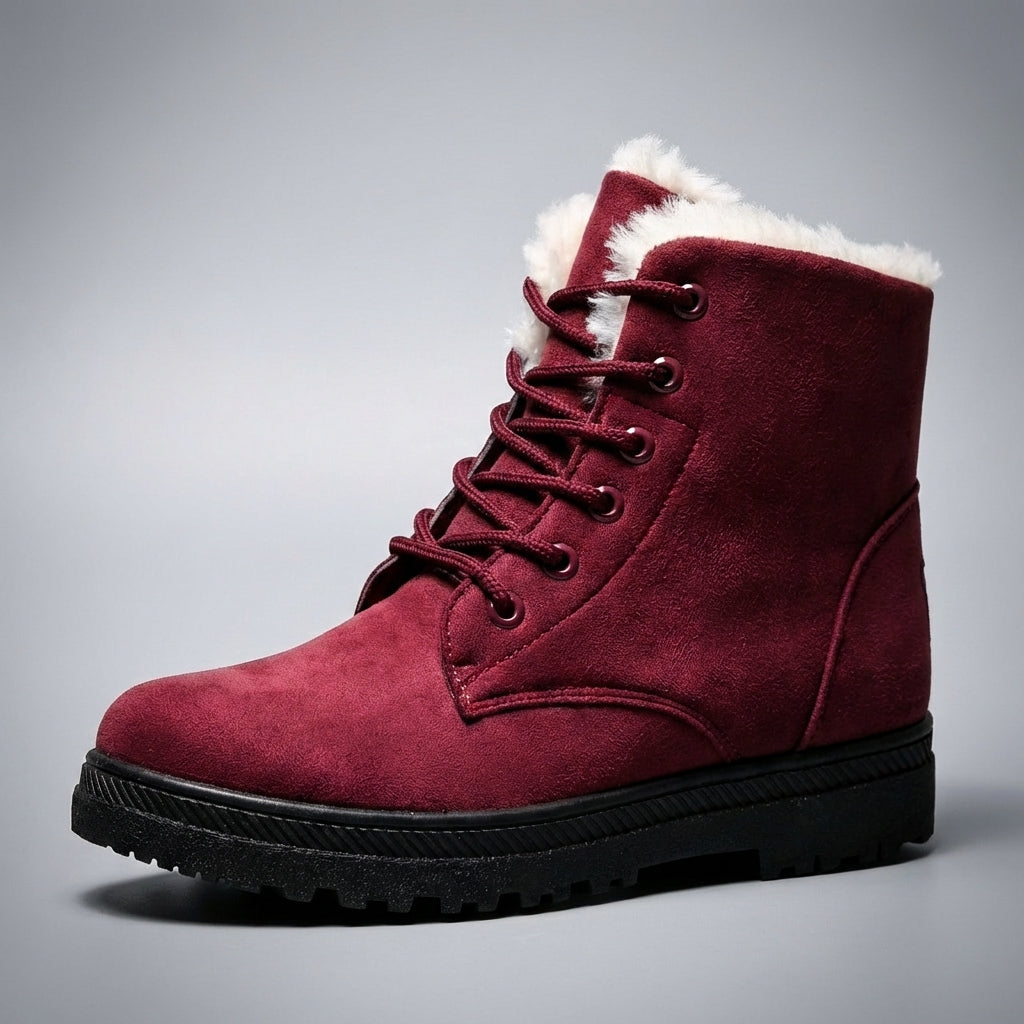 Women's Minimalist Leather Boots – lightweight ankle style, view 1 | The Eudora | Huna