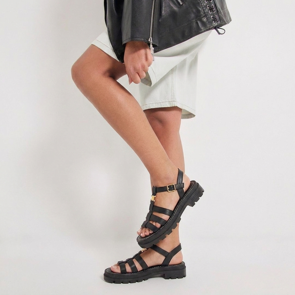 The Maya – Women's Chunky Braided Slip-On Sandals | Huna