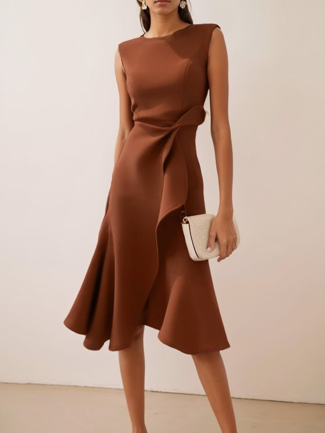 Women's Midi Dresse – The Theodoline by Huna – view 10