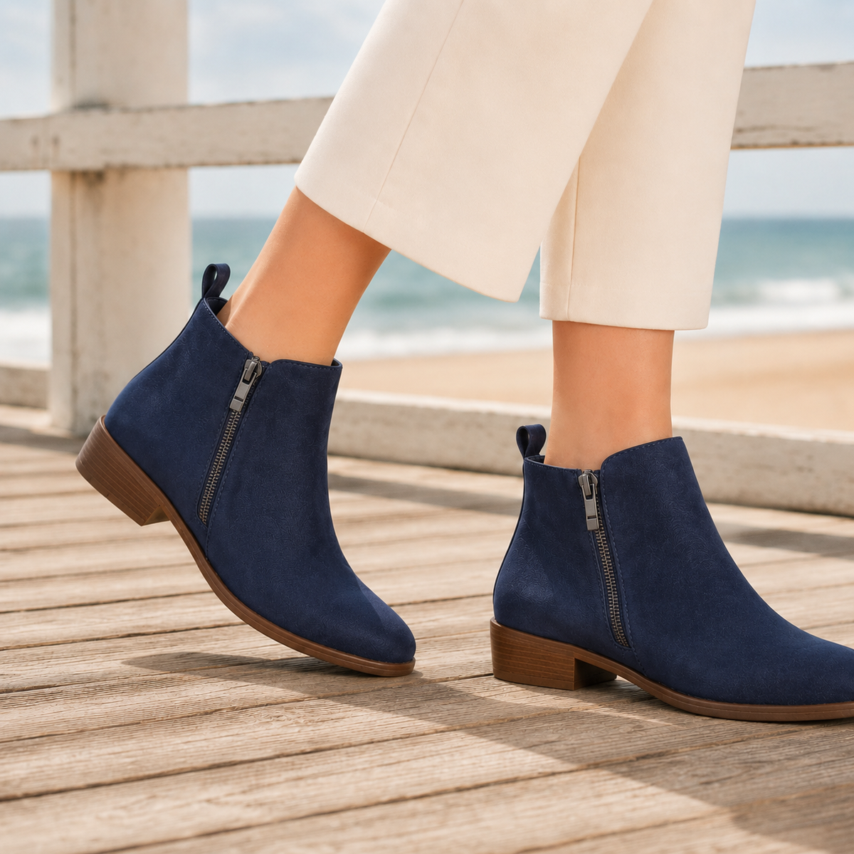 Women's Comfort Ankle Boots UK – cushioned everyday fit, view 6