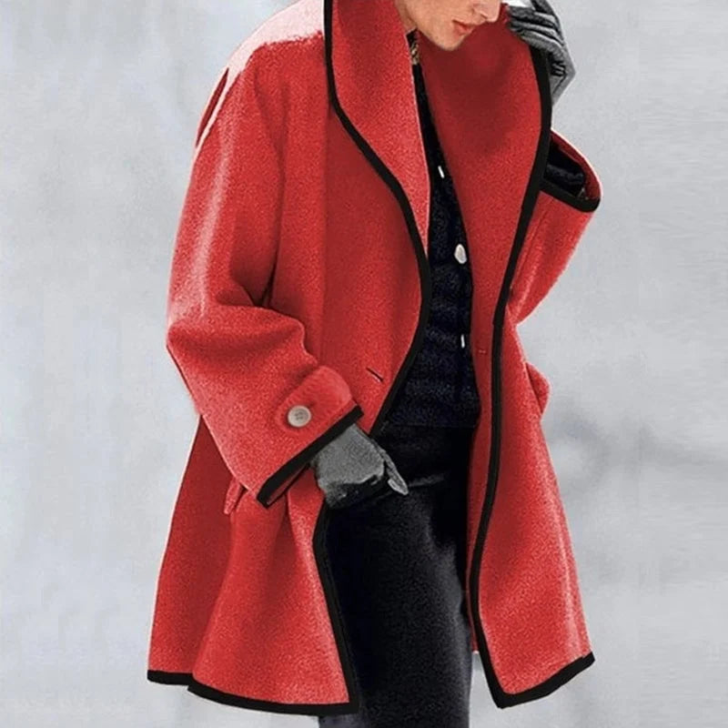 Women's Oversized Trench Coat UK – sleek longline fit, view 2
