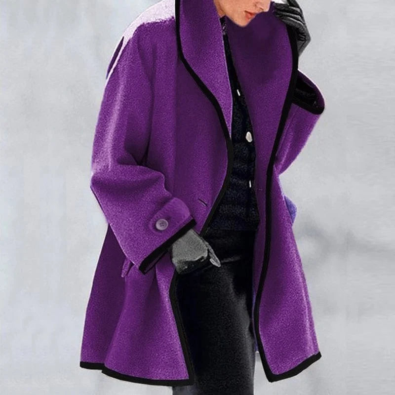 Women's Oversized Trench Coat UK – sleek longline fit, view 3