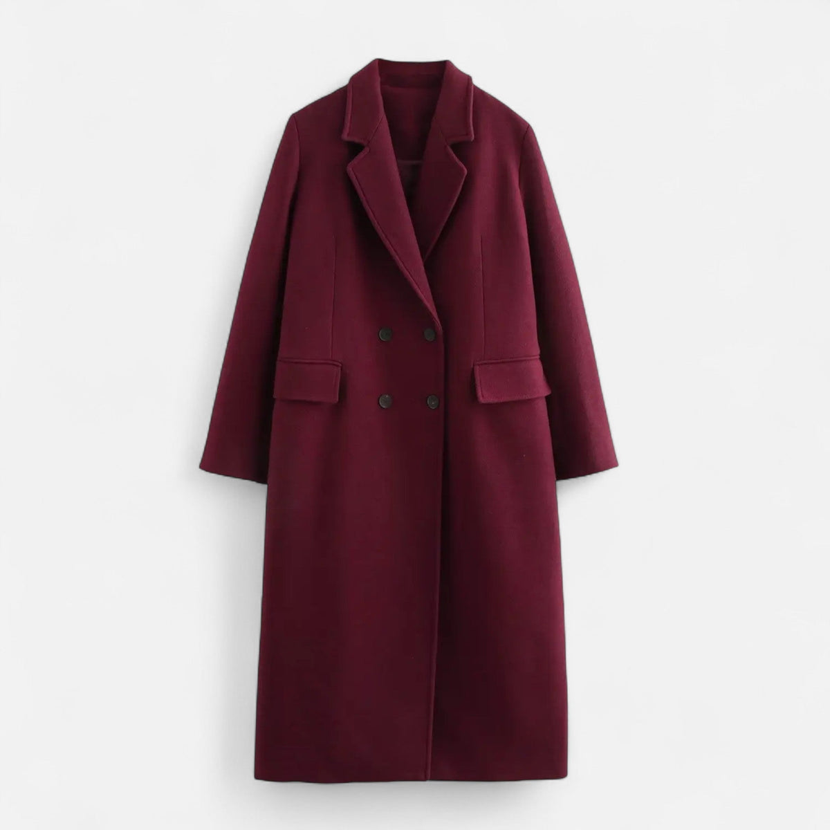 Women's Fluid Trench Coat UK – sleek double-breasted, view 5