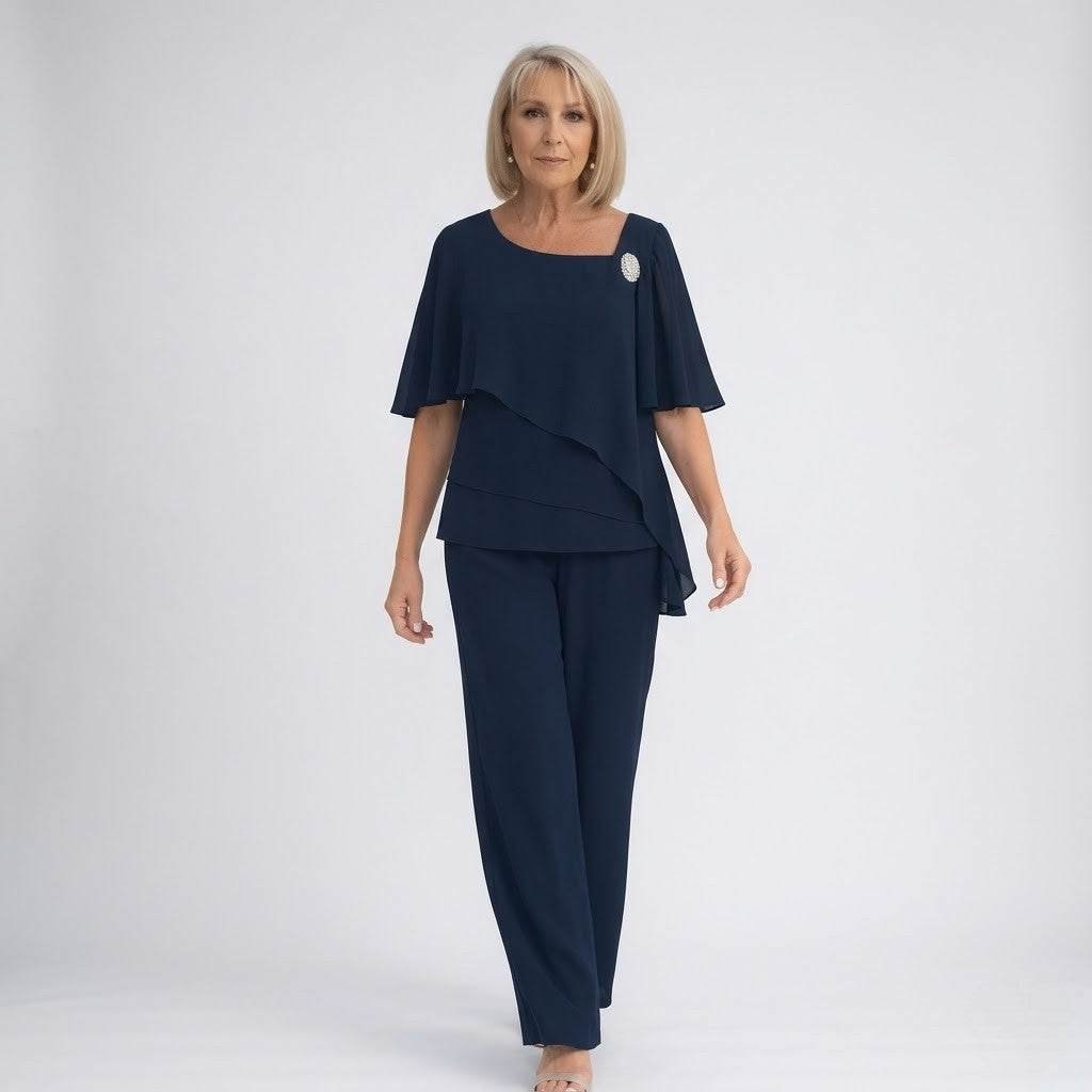 Women's Formal Trouser Suit UK – elegant two piece, view 1